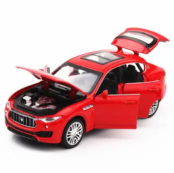 1:32 Rotaļu Automašīnu Maserati SUV Metāla Rotaļu Sakausējuma Auto Diecasts & Rotaļu automobiļi Automašīnas Modelis Miniatūra Mēroga Modeļu Automašīnas Rotaļlietas Bērniem