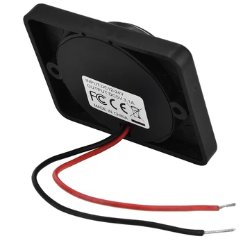 3.1 Auto, Melns ABS Dual USB Ports Lādētāja Kontaktligzda Kontaktligzda 12V LED Ūdensizturīgs barošanas jauda tālruni, tabletes