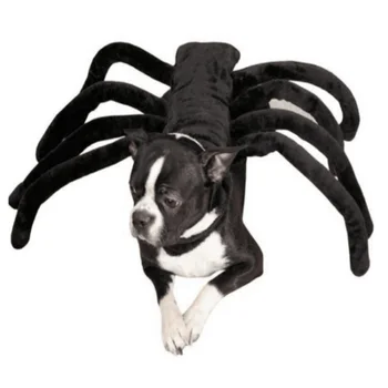 Fun Halloween Cosplay pet spider josta Kostīmi Rudens&Ziemas kolekciju svētā kurtu suņu kostīmu mīļoto pet apģērbs