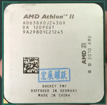 AMD Athlon II X4 638 FM1 Quad-Core CPU darba pareizi Darbvirsmas Procesors
