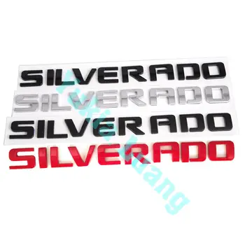 SILVERADO Automašīnas Aizmugurējā Bagāžnieka Vāka Emblēma Plāksnes Žetons par Chevy 1500 2500 3500