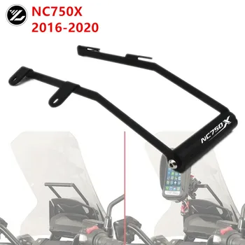 Honda NC750X 2016-2020 NC 750 X Motociklu Statīva Turētājs Tālruni, Mobilo Telefonu GPS Navigācijas Plāksnes Turētājs LOGO NC750X