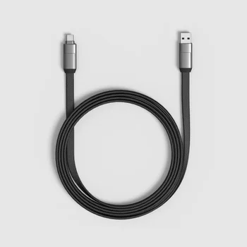Incharge 6 Cabel Adapteris Datu pārraides Jauda Maksas USB uz USB-C Zibens Veids-k Micro USB Magnētisko Keyring Konvertētājs
