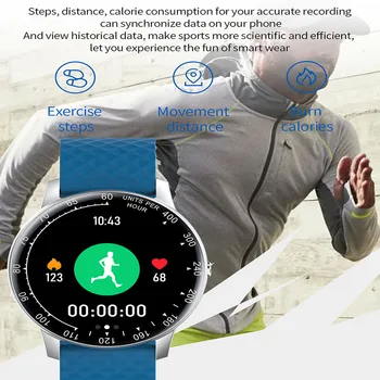 Smart Skatīties Vīrieši DIY Watchface ar skārienekrānu Fitnesa Tracker Sirds ritma Monitors asinsspiediens Smart Pulkstenis Sporta Smartwatch Sievietēm