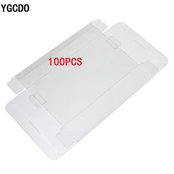 YGCDO 100 gab Pārredzamu Skaidrs, NVE, N64 Spēles box Aizsargs Gadījumā spēles plastmasas PET Protector spēle kastes