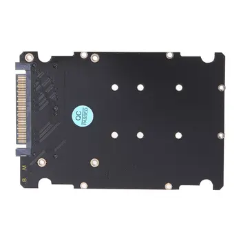 2 in 1 M. 2 NVMe SATA-Autobusu NGFF SSD diska PCI-e U. 2 SFF-8639 Adapter PCIe M2 Converter Darbvirsmas Datoru