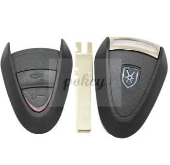 Par porsche aizstāj 2/3-pogu tālvadības auto keychain shell + nozīmīgākais Boxster/Cayman 911/997 Carrera un 911 Targa