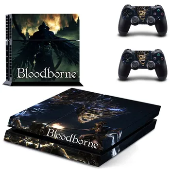 Bloodborne PS4 Uzlīmes Play station 4 Ādas PS 4 Uzlīmes Uzlīmes Vāks PlayStation 4 PS4 Konsoles & Kontrolieris Ādas, Vinila
