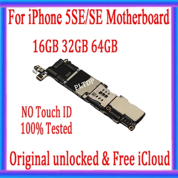 16GB 32GB 64G 128G Oriģināls atbloķēt iphone 5SE SE Mātesplati bez Touch ID,iphone SE plates ar Bezmaksas iCloud
