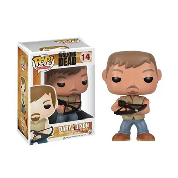 Funko POP Walking Dead Negan Carl Oriģinālajā Kastē 10cm Vinila Darbības Rādītāji Bērniem Rotaļlietas Bērniem Kolekcionējamus Modelis Dāvanas