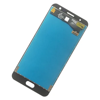 Samsung Galaxy J7 Ministru G610F G610K G610L G610S G610Y Darba AMOLED LCD Displejs, Touch Screen Montāža