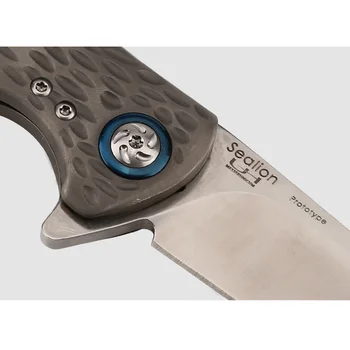 Kizer titāna edc mini kabatas nazis Sealion KI4509 medību naži tūrisma nazis āra augstas kvalitātes izdzīvošanas nažiem