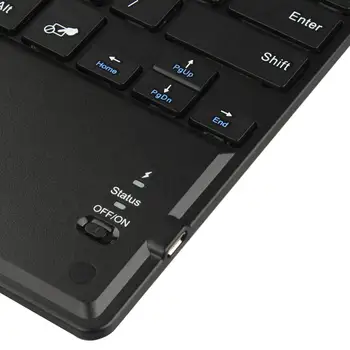 Multi-ierīci, Bluetooth klaviatūru, Ķemme Uzlādējamā Bluetooth Bezvadu Tastatūra ar Touch mobilo tālruņu, Planšetdatoru, PC, Smart TV