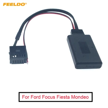 FEELDO Auto, Bezvadu Adapteri, Bluetooth Modulis, Lai Ford Focus Fiesta Mondeo Mūzikas 12Pin Aux Kabelis Stereo AUX-IN Bluetooth AUX Komplekts