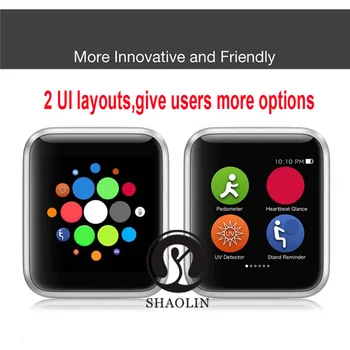 50%atlaide Smart Skatīties, Sērija 6 SmartWatch gadījumā par apple 5 6 7 iPhone, Android Smart tālrunis sirds ritma monitors pedometor (Sarkanās Pogas)