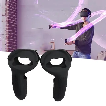 1pair VR Apstrādāt Nulles Pierādījumu Soft Touch Kontrolieris ar slapju ceļu Segums Triecienizturīgs Anti Slip Roktura Rokas Siksna, Lai Oculus Quest 2