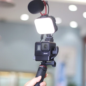 Ulanzi Vijim VL-100.C Mini Mīksta LED Vlog Gaismas Regulēšana Kameras Aizpildīt Gaismas 2500K-6500K Regulējamas Gaismas Dzīvot Youtube Lampas