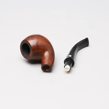 RU-Briar Koka Cauruļu 9mm Filtru Smēķēšana Tabakas Cauruļu Briar Caurule Smēķēšana Caurule bezmaksas rīkus, uzstādīt Smēķēšanas Piederumu aa0008