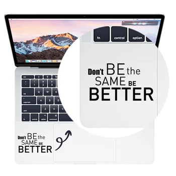 Motivācijas Quote Klēpjdatora Skārienpaliktnis Decal Apple MacBook Pro Gaisa Retina 11 12 13 15 collu Vinila Mac Book Touchpad Ādas kategorijas Uzlīme