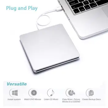 USB Ārējais Slots, DVD, CD Disku Rakstītājs Apple MacBook Air, Pro