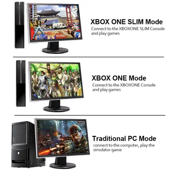 USB Vadu Xbox Gamepad Viens/One S/One X Controller Par Windows 7/8/10 Microsoft PC Kontrolieris Atbalsta Tvaika Spēle