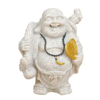 Smilts, Akmens Maitreja Laimīgs Smaids Budas Statuja Roku Cirsts Bagātību Mākslinieks Veiksmi