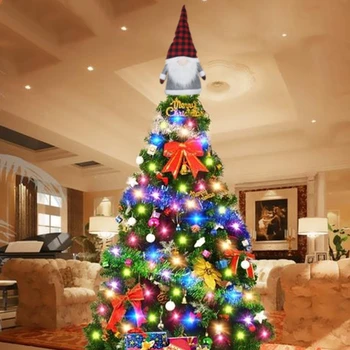 Ziemassvētku Eglīte Cilindrs Pleds zviedru Cepure Tomte Gnome Ziemassvētku Rotājumu Mājas Brīvdienu P0RE