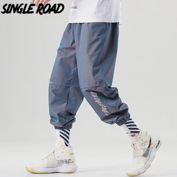 SingleRoad Mens Treniņbikses Vīriešu Modes 2020. Gadam Slīpumu, Hip Hop Baggy Joggers Japāņu Streetwear Bikses Harēma Bikses Vīriešiem