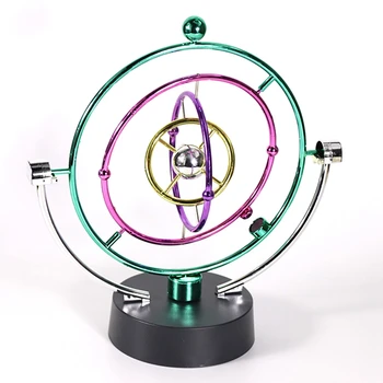 1 gab., Saules Sistēmas Modelis, Rakstāmgalds, Rotaļlietas Ņūtonus Šūpuļa Perpetual Kustības Sfērisku Svārsta Apgrozības Galda Orbītas Rotaļlietas