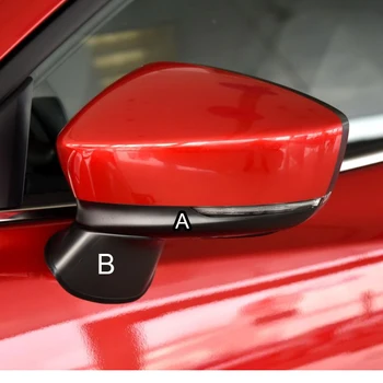 Auto daļas Hengfei spogulis mājokļu spoguļa vāks apvalks priekš Mazda 3 Axela 2017-2019 Atpakaļskata spoguļa apakšējā vāciņa