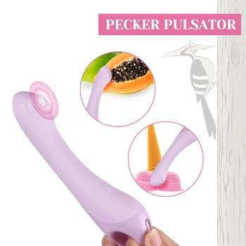 Tracy Suņu seksa rotaļlietas Penis G Spot Vibrators Pulsator Ar Dual Motori 5 Pulsācijas&10 Vibrācijas Modeļi, Bendable Pirkstu Formas