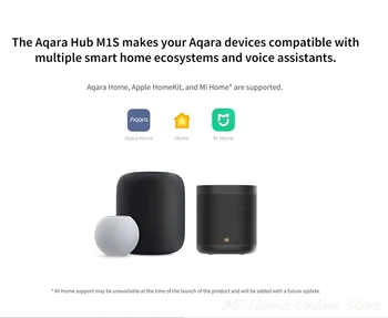 Aqara M1S Hub Aqara Zigbee Vārti Ar RGB LED Nakts Gaisma Smart Vārti Strādāt Ar Apple Homekit Aqara Mājas Mijia MI Mājās
