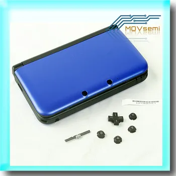 5 Krāsas Pilna Korpusa Apvalks Gadījumā Nomaiņa 3DS XL LL 3dsxl 3dsll pilns komplekts ar mazām detaļām iekšpusē