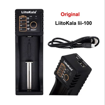 100gab Liitokala Lii-100 1.2 v / 3 v / 4.25 v / 3,7 v akumulators produktiem, visas formas un izmēriem, Lii100 lādētāju