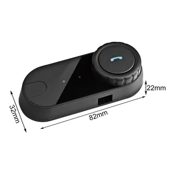 Jauns T-COM02S Bluetooth Ķiveri Domofons Stereo Austiņu Ūdensizturīgs BT Bezvadu Sakaru Motociklu Ķiveres, Roku Bezmaksas Austiņas