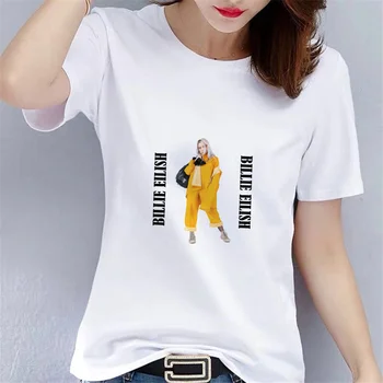 Smieklīgi Karls Kawaii Drukāt Balts T Krekls Ar Īsām Piedurknēm O-Veida Kakla Kokvilnas T-Veida Topi, Sieviešu T Sieviešu Piliens Kuģa Apģērbs