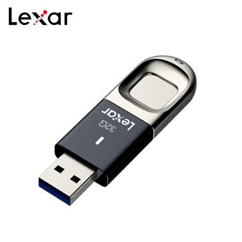 USB 3.0 Lexar 32GB 64GB, 128GB USB Flash Disku Oriģinālo U Diska Atmiņas karti memory Stick pirkstu Nospiedumu Šifrēšanas Pen Drive F35 Pendrive