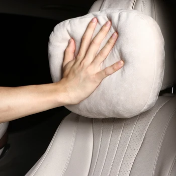Auto pagalvi S-klases Maybach dzemdes kakla spilvens auto sēdeklīti automašīnas gaisa spilvena spilvenu Auto jostas dekoratīvie piederumi