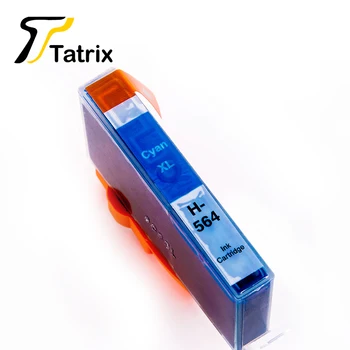 Tatrix 4PK Par HP564XL Par HP564 Printeri Tintes Kārtridži HP C5324 C5370 C5373 C5380 C5383 C5388 C5390 5525 6510 6512 C410a