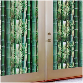 2 Metru Window Films,Statiskā Privātuma PVC pašlīmējošas Stikla Uzlīme Karstuma Kontroles Anti UV Aizsardzības pārklājums Mājas Dekoratīvajiem