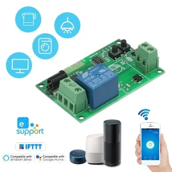 EWeLink 5V / 12V / 220V Wifi Slēdzis Bezvadu Releja Modulis Tālvadības Slēdzi Android/IOS APP Kontrole Smart Home