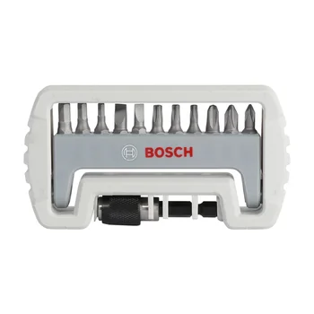 Bosch 12-gabals profesionālās skrūvgriezis bitu komplekts S2 tērauds, 25mm garums roku rīku komplekts