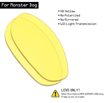 SmartVLT Saulesbrilles Nomaiņa Lēcas Oakley Monster Suns - HD Dzeltena