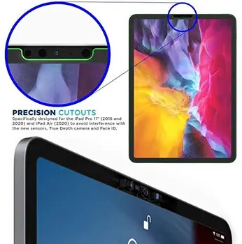 2gab Tablete Rūdīta Stikla Ekrāna Aizsargs Vāks Apple IPad 4 Gaisa 2020. Gadam 10.9 Collu Pilns Pārklājums Anti-Saplīst Ekrāns