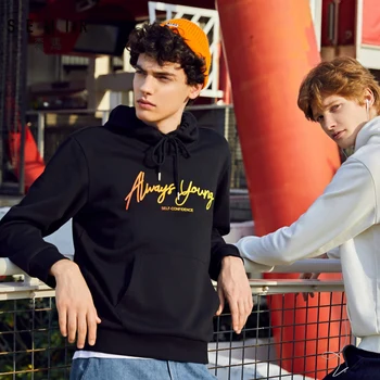 SEMIR Vīriešiem, hoodies 2020. gada pavasarī jaunu kapuci sporta krekls slīpums, burtu drukas hoodies cilvēks tendence ikdienas apģērbs, lai cilvēks streetwear