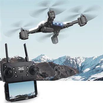 2.4 G 640P/1080P/4K Platleņķa HD Kameru Dūkoņa Gaisa kuģa Salokāms Quadcopter Dūkoņa WIFI FPV Tālvadības Selfie Gaisa kuģa