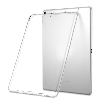 Mīksto TPU Case For Apple iPad Pro 10.5 collu līdz 2017. Ultra plānas Pārredzamu Skaidrs, Silikona Vāciņu Atpakaļ Tablete Aizsardzības Ādas Gadījumā