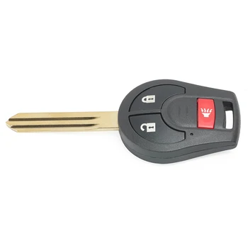 Keyecu Tālvadības Atslēgu Fob, 2 Pogas+1 315MHz/433MHz ID46 Mikroshēmu Nissan Rouge Cube Juke Otrādi FCC: CWTWB1U751