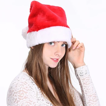 Parīzes Meitene Jaunais Gads Kerst Plīša Ziemassvētku Klp Bieza Ultra Soft Cute Ziemassvētku Rotājumi Mājas Santa Claus Dāvanu Siltu Ziemā