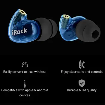 UNCJC Bezvadu Neckband Austiņas Bluetooth Sporta Earbuds viegli pārvērst Vadu Austiņas ar mic In-Ear Hifi Austiņas Hi-Res